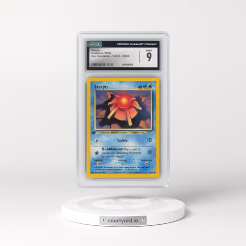 2001 Neo Revelation #56/64 Staryu - 1st Edition (CGC 9 MINT)