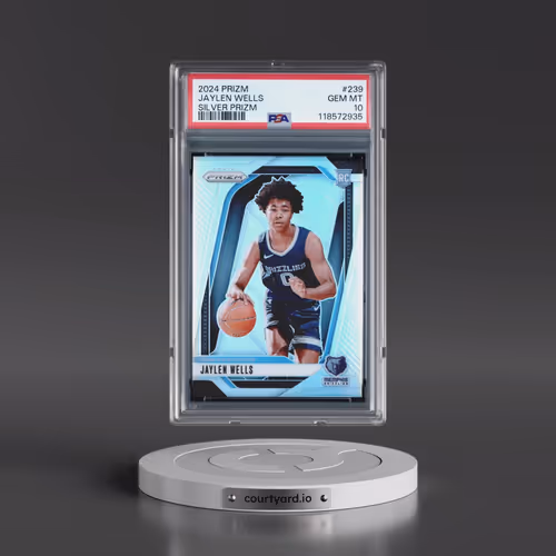 2024 Panini Prizm #239 Jaylen Wells - Silver Prizm (PSA 10 GEM MINT)