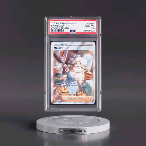 2023 Pokémon Sword and Shield Crown Zenith #GG64 Melony - Full Art (PSA 10 GEM MINT)