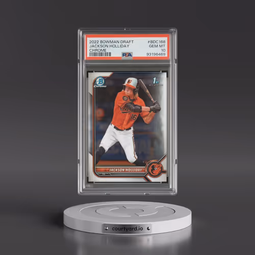 2022 Bowman Draft #BDC168 Jackson Holliday - Chrome (PSA 10 GEM MINT)