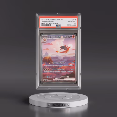 2023 Pokémon Sv2a-Pokemon 151 #201 Charizard EX - Holo Special Art Rare (PSA 10 GEM MINT)