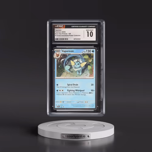 2023 Black Star Promos - Scarlet & Violet SVP EN #168 Vaporeon - Prismatic Evolutions Poster Collect
