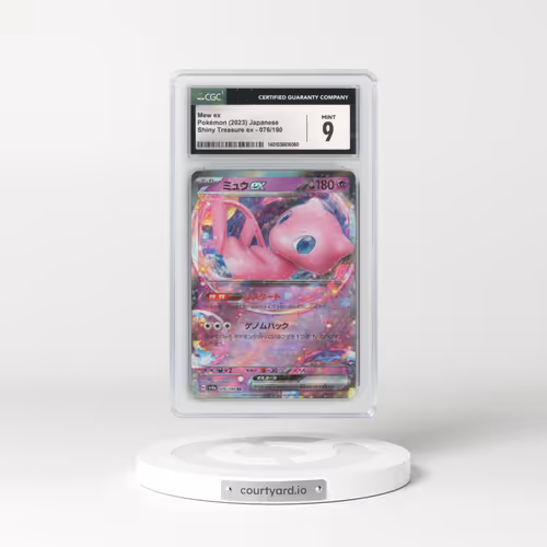 2023 Shiny Treasure ex #076/190 Mew ex (CGC 9 MINT)