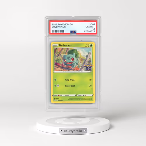 2022 Pokémon Go #001 Bulbasaur (PSA 10 GEM MINT)