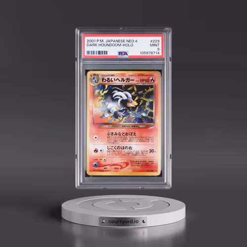 2001 Pokémon Neo 4 #229 Dark Houndoom - Holo (PSA 9 MINT)