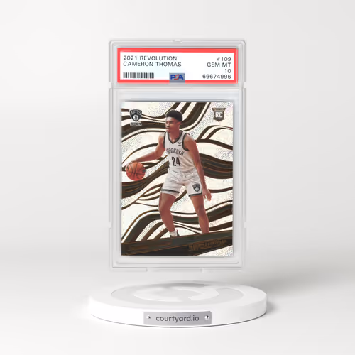 2021 Panini Revolution #109 Cameron Thomas (PSA 10 GEM MINT)