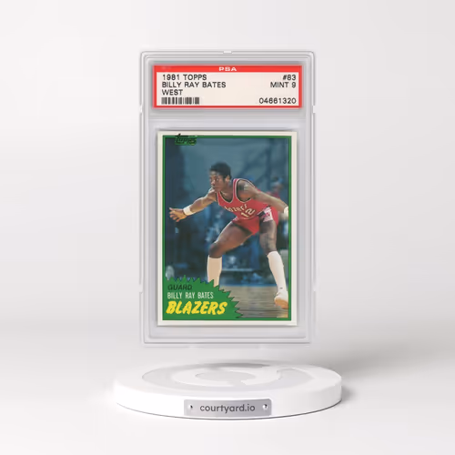 1981 Topps #83 Billy Ray Bates - West (PSA 9 MINT)
