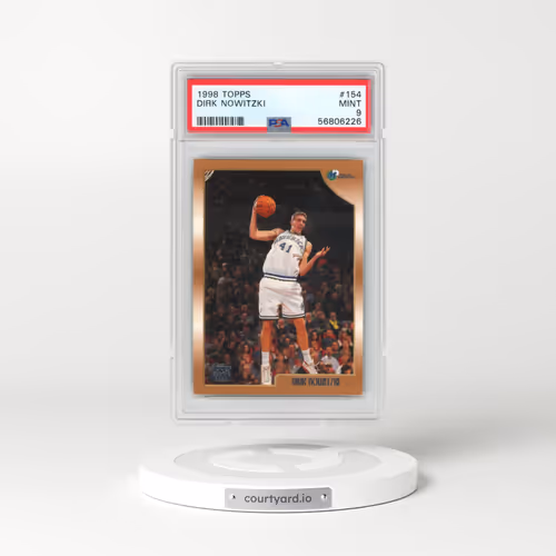 1998 Topps #154 Dirk Nowitzki (PSA 9 MINT)