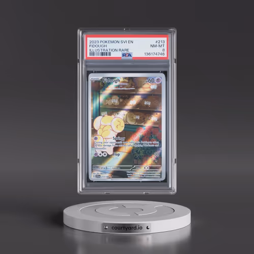 2023 Pokémon Svi EN-Scarlet & Violet #213 Fidough - Illustration Rare (PSA 8 NM-MT)