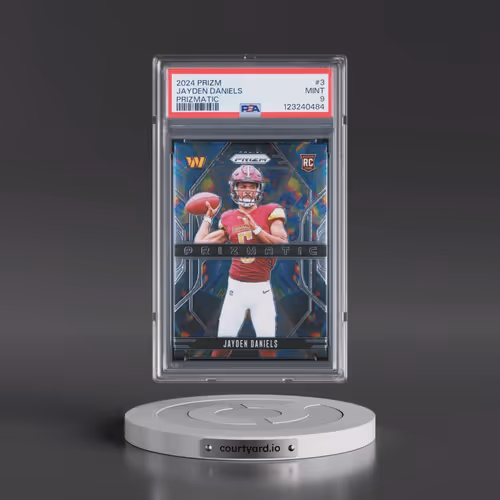 2024 Panini Prizm Prizmatic #3 Jayden Daniels (PSA 9 MINT)