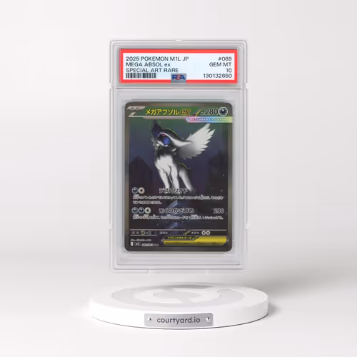 2025 Pokémon M1l-Mega Brave #089 Mega Absol EX - Holo Special Art Rare (PSA 10 GEM MINT)