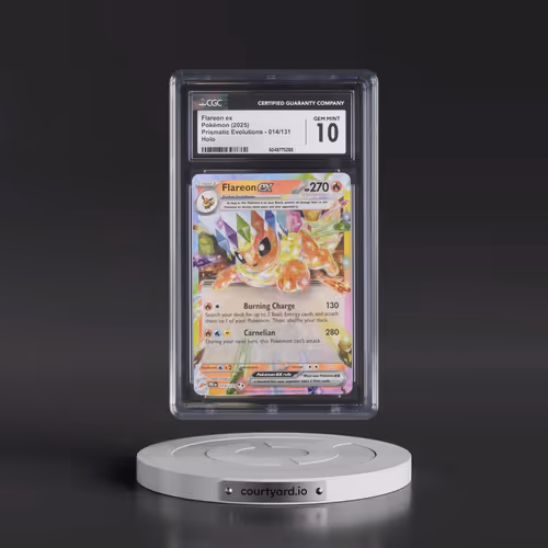 2024 Prismatic Evolutions - PRE EN #014/131 Flareon ex - Holo (CGC 10 GEM MINT)