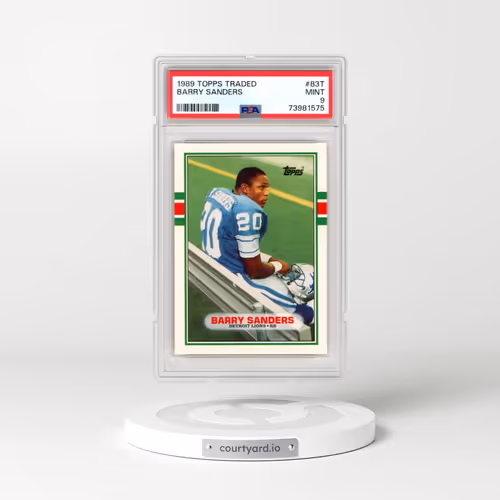 1989 Topps Traded #83T Barry Sanders (PSA 9 MINT)