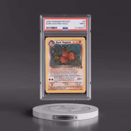 2000 Pokémon Rocket #6 Dark Dugtrio - Holo (PSA 9 MINT)