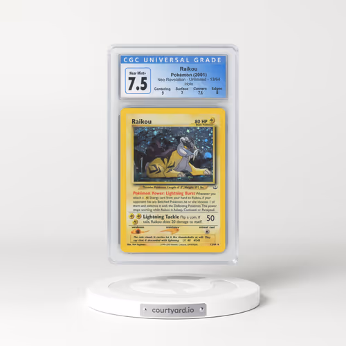 2001 Neo Revelation #13 Raikou - Holo (CGC 7.5 NM+)