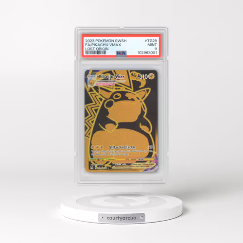2022 Pokémon Sword & Shield Lost Origin #TG29 Pikachu Vmax - Full Art (PSA 9 MINT)