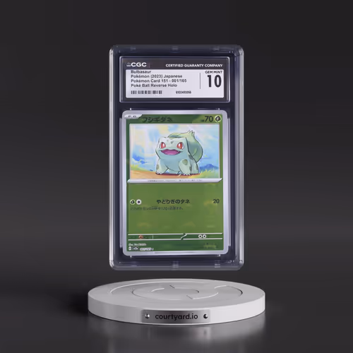 2023 Pokémon Card 151 #001/165 Bulbasaur - Reverse Holo Poké Ball (CGC 10 GEM MINT)