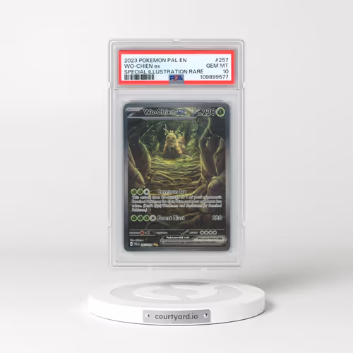 2023 Pokémon Pal EN-Paldea Evolved #257 WO-Chien EX - Holo Special Illustration Rare (PSA 10 GEM MINT)