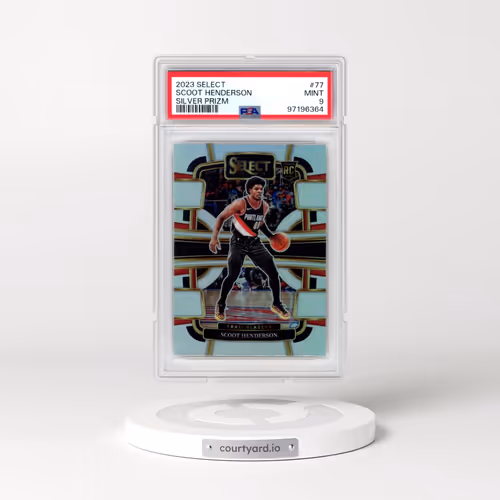 2023 Panini Select #77 Scoot Henderson - Silver Prizm (PSA 9 MINT)