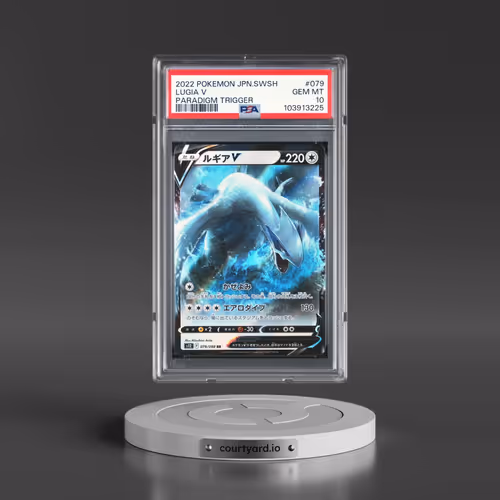 2022 Pokémon Sword & Shield Paradigm Trigger #079 Lugia V - Holo (PSA 10 GEM MINT)