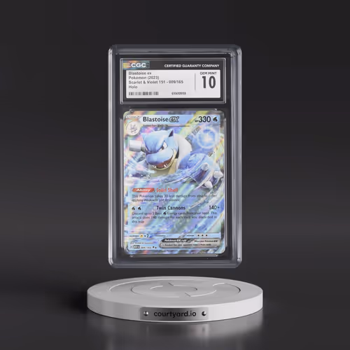 2023 Scarlet & Violet 151 - MEW EN #009/165 Blastoise ex - Holo (CGC 10 GEM MINT)