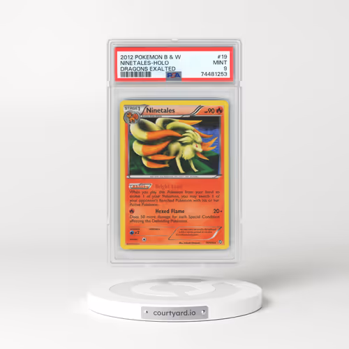 2012 Pokémon Black & White Dragons Exalted #19 Ninetales - Holo (PSA 9 MINT)