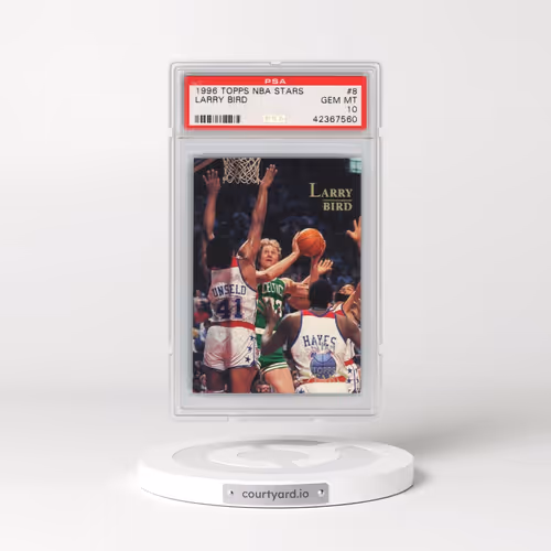 1996 Topps NBA Stars #8 Larry Bird (PSA 10 GEM MINT)