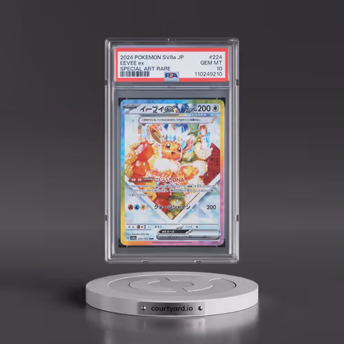 2024 Pokémon Sv8a-Terastal Fest EX #224 Eevee EX - Holo Special Art Rare (PSA 10 GEM MINT)