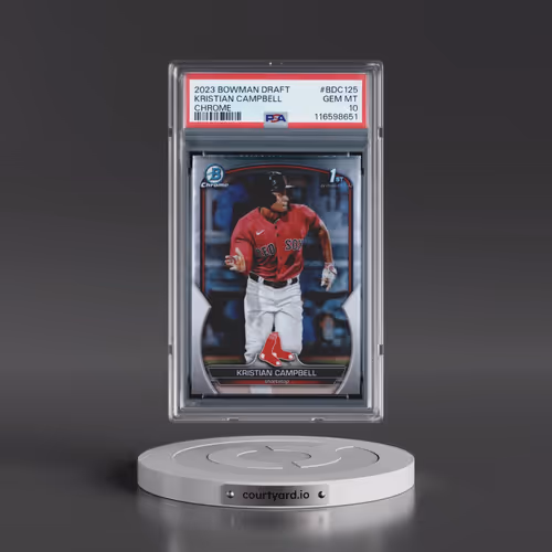 2023 Bowman Draft #BDC125 Kristian Campbell - Chrome (PSA 10 GEM MINT)
