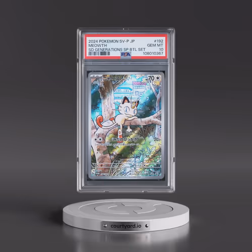 2024 Pokémon SV-P Promo #192 Meowth - Start Deck Generations Special Battle Set (PSA 10 GEM MINT)