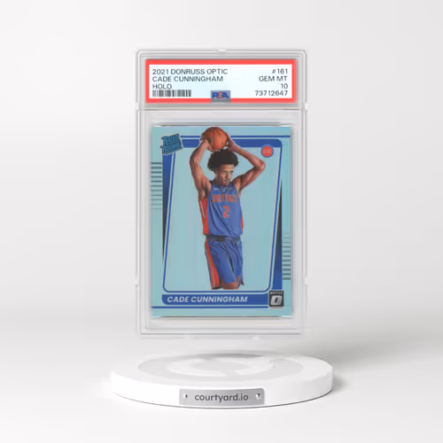 2021 Panini Donruss Optic #161 Cade Cunningham - Holo (PSA 10 GEM MINT)