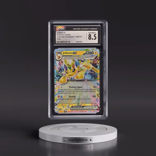 2025 Prismatic Evolutions - PRE EN #030/131 Jolteon ex - Holo (CGC 8.5 NM-MT+)