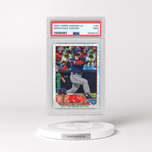 2023 Topps Chrome Logofractor Edition #167 Masataka Yoshida (PSA 9 MINT)