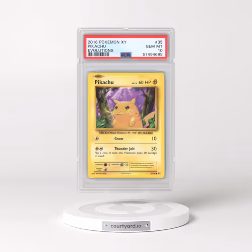 2016 Pokémon XY Evolutions #35 Pikachu (PSA 10 GEM MINT)