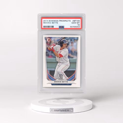 2014 Bowman Prospects #BP109 Mookie Betts (PSA 10 GEM MINT)