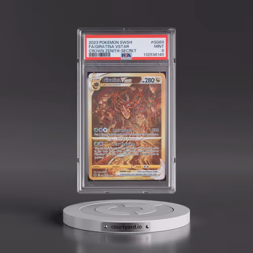2023 Pokémon Sword and Shield Crown Zenith #GG69 Giratina Vstar - Full Art Secret (PSA 9 MINT)