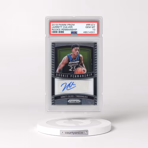 2019 Panini Prizm Rookie Penmanship #RPJCV Jarrett Culver (PSA 10 GEM MINT)