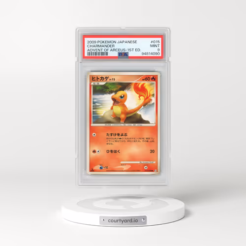 2009 Pokémon Advent of Arceus #015 Charmander - 1st Edition (PSA 9 MINT)
