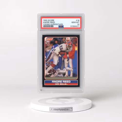 1990 Score Young Superstars #18 Andre Reed - Young Superstars (PSA 10 GEM MINT)