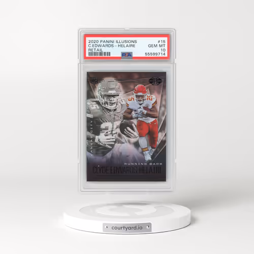 2020 Panini Illusions #15 Clyde Edwards-Helaire - Retail (PSA 10 GEM MINT)