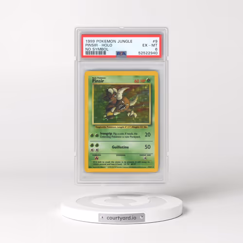 1999 Pokémon Jungle #9 Pinsir - Holo No Symbol (PSA 6 EX-MT)