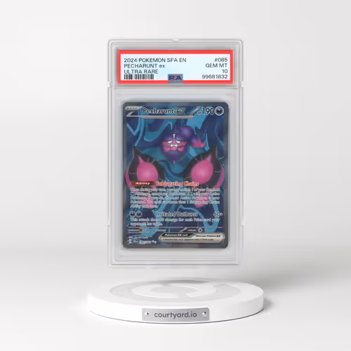2024 Pokémon Sfa EN-Shrouded Fable #085 Pecharunt EX - Holo Ultra Rare (PSA 10 GEM MINT)