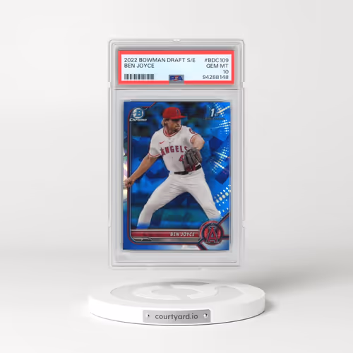 2022 Bowman Draft Chrome Sapphire Edition #BDC109 Ben Joyce (PSA 10 GEM MINT)