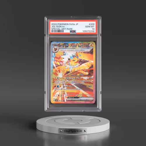2024 Pokémon Sv8a-Terastal Fest EX #209 Jolteon EX - Holo Special Art Rare (PSA 10 GEM MINT)