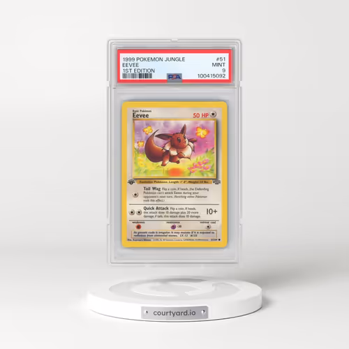 1999 Pokémon Jungle #51 Eevee - 1st Edition (PSA 9 MINT)