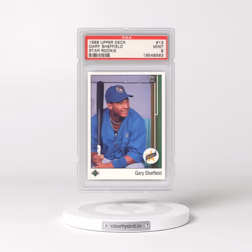 1989 Upper Deck #13 Gary Sheffield - Star Rookie (PSA 9 MINT)