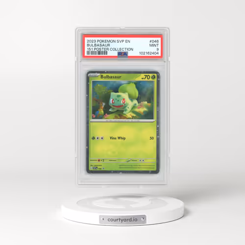 2023 Pokémon Svp EN-SV Black Star Promo #046 Bulbasaur - 151 Poster Collection (PSA 9 MINT)