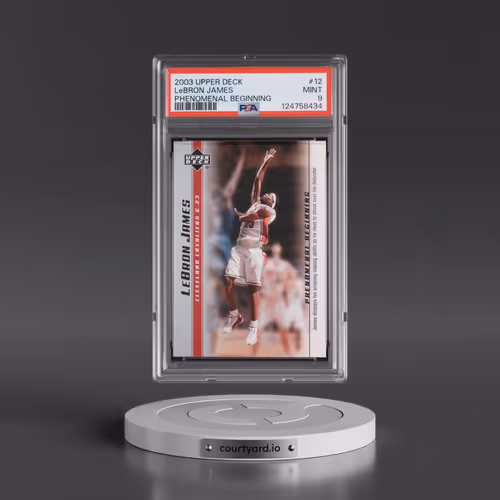 2003 Upper Deck Lebron James Phenomenal Beginnings #12 LeBron James (PSA 9 MINT)