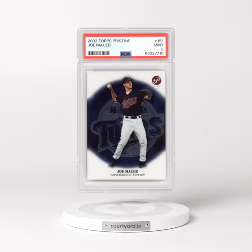 2002 Topps Pristine #151 Joe Mauer (PSA 9 MINT)