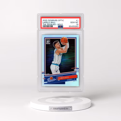 2020 Panini Donruss Optic the Rookies #1 LaMelo Ball - Holo (PSA 10 GEM MINT)